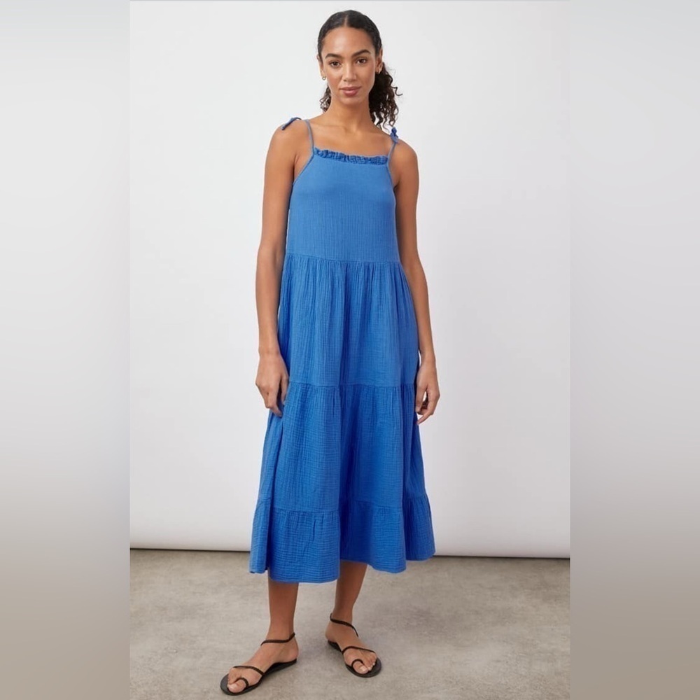 RAILS VALERIA DRESS PALACE BLUE Blue Sleeveless Women's Dress